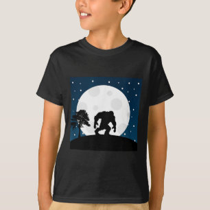 T-shirt Costume Halloween Épouvantable - Bigfoot Sur La Lu
