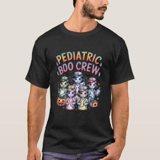 T-shirt Costume Halloween Équipe de Boo Pédiatrique Infirm