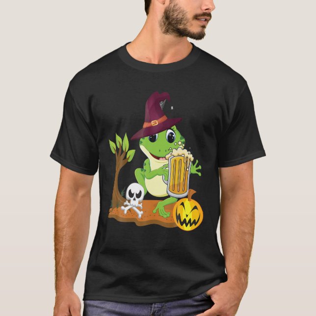 T-shirt Costume Halloween grenouille Costume de champignon (Devant)