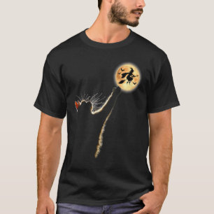T-shirt Costume Halloween Hommes Femmes Chat Attrapant La 