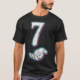 T-shirt Costume Halloween Hommes Femmes Enfant Numéro 7 Co