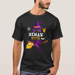 T-shirt Costume Halloween Mignon Sorcière Je Suis La Memaw