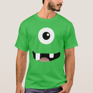 T-shirt Costume Halloween monstre monstre à un oeil drôle
