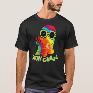 T-shirt Costume Halloween Super Fantôme Stay Ghoul Tie Dye