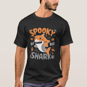 T-shirt Costume Halloween Zombie Shark Éffrayant Trick Ou