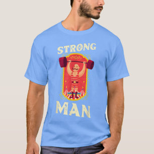 T-shirt Costume homme fort Circus Carnival T-shirt6430