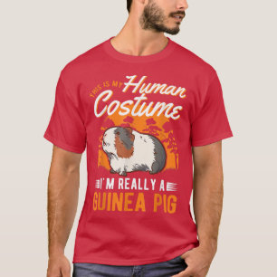 T-shirt Costume humain Cochon de Guinée Halloween