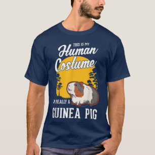T-shirt Costume humain Cochon de Guinée Halloween Cochon d