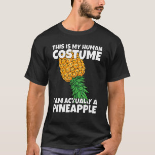 T-shirt Costume Humain En Fait Un Swinger Ananas Hallowe