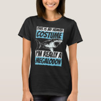 Costume humain Megalodon Shark Otodus