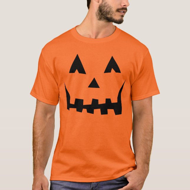 T-shirt costume jackolantern de Halloween Jack-o'-lantern (Devant)