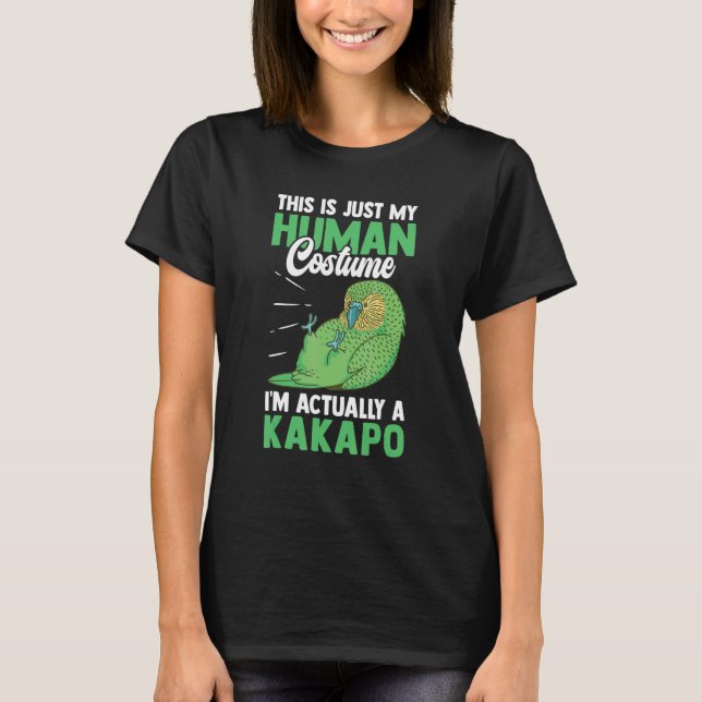 T-shirt Costume Kakapo New Zealand Parrot Kakapo (Devant)