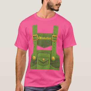 T-shirt Costume Lederhosen Oktoberfest Bavarois Munich Bee