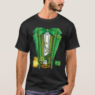 T-shirt Costume Leprechaun Tuxedo Jour de la Saint Patrick