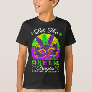 T-shirt Costume Mardi Gras Laissez Les Shenanigans Commenc