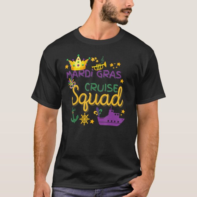 T-shirt Costume Mardi Gras Laissez Les Shenanigans Commenc (Devant)