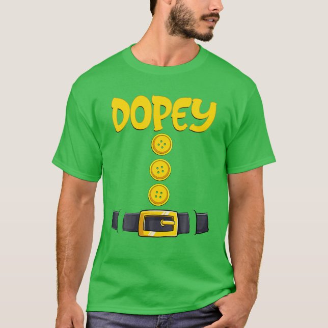 T-shirt Costume nain Dopey Halloween (Devant)