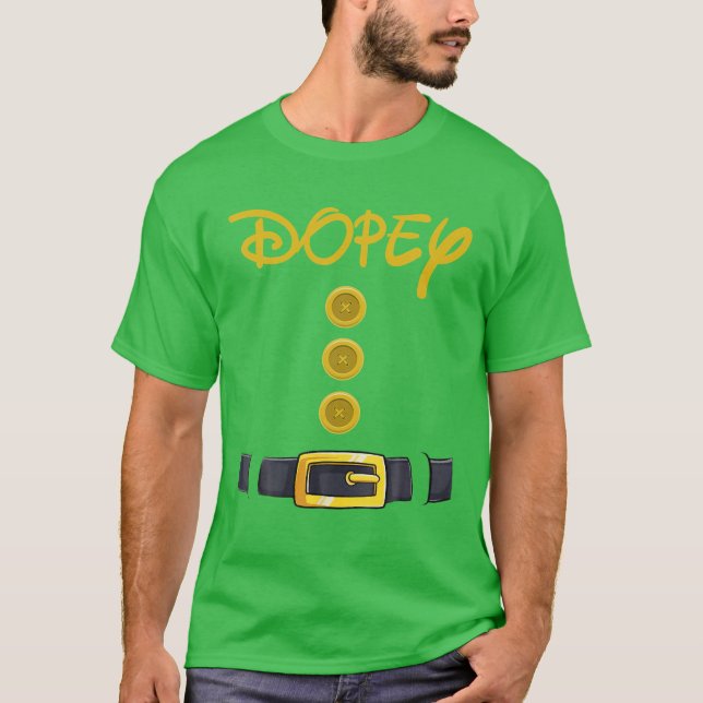 T-shirt Costume nain Dopey Halloween (Devant)