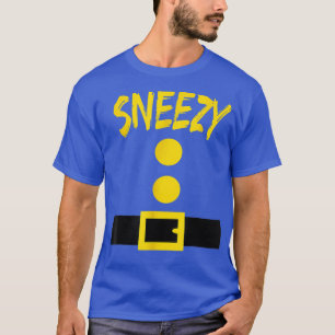 T-shirt Costume nain drôle Halloween éternué