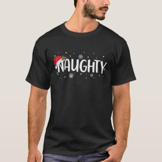 T-shirt Costume Naughty Ou Nice Correspondant Couples De N