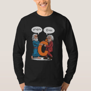 T-shirt Costume Nerd Geek amusant Pythagoras vs Einst