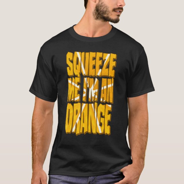 T-shirt Costume orange Halloween Citrus Fruit Slice Squale (Devant)