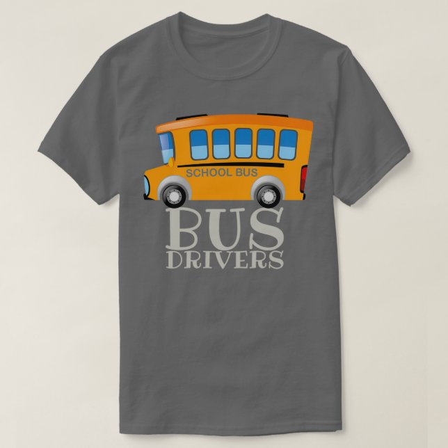 T-shirt Costume Parfait Pour Le Conducteur De Bus Scolaire (Design devant)