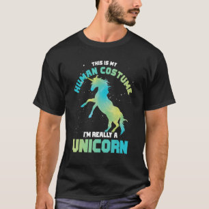 T-shirt Costume Party Magique Créature Animal Unicorne