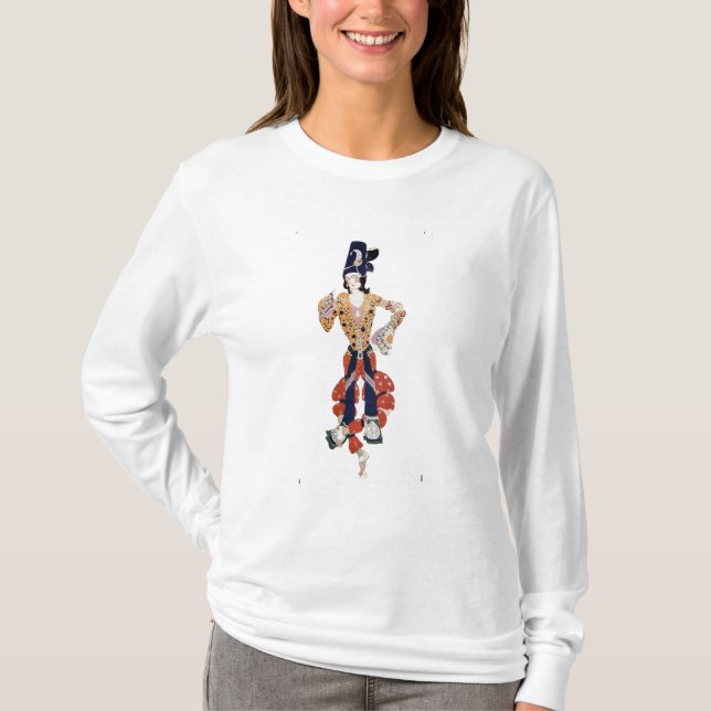 T-shirt Costume pour Nijinsky dans le ballet (Devant)