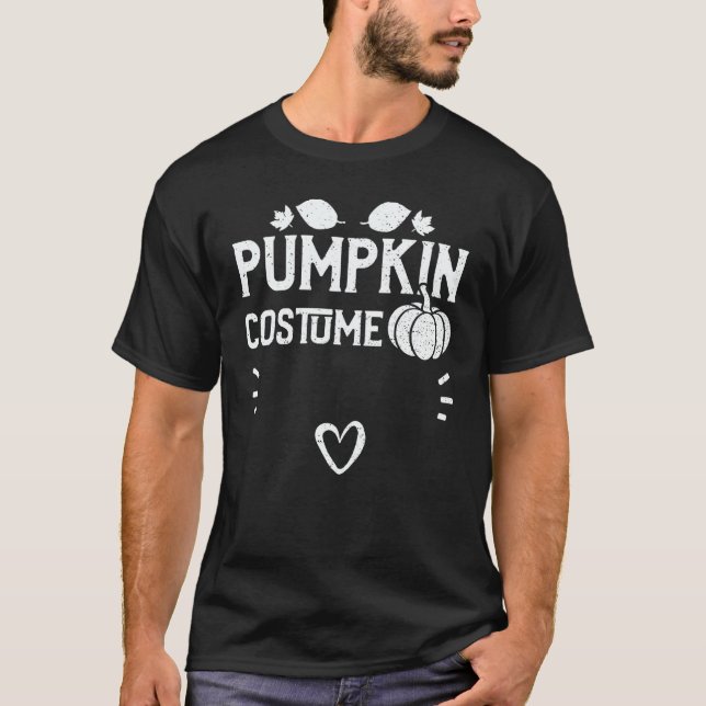 T-shirt Costume Pumpkin Costume Pumpkin Sayings (Devant)