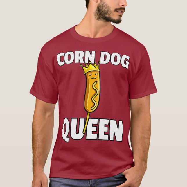 T-shirt Costume Reine Chien De Maïs Pour Les Jeunes (Devant)