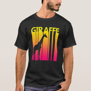 T-shirt Costume rétro animal Giraffe
