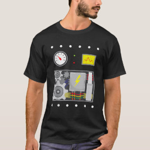 T-shirt Costume Robot Halloween T Chemise Pour Ventilateur