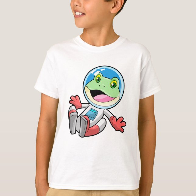 T-shirt Costume spatial de l'astronaute de grenouille (Devant)