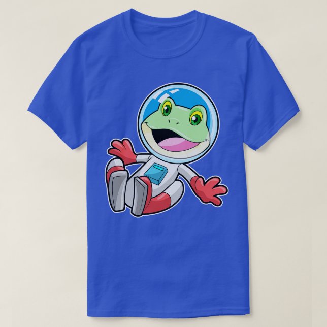 T-shirt Costume spatial de l'astronaute de grenouille (Design devant)