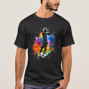 T-shirt Costume sportif de golf avec bec coloré
