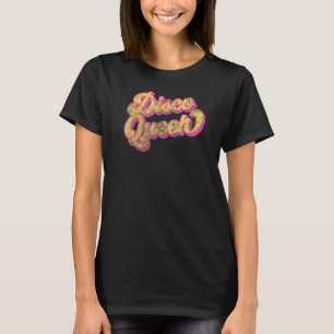 T-shirt Costume Thème Disco des Années 70 Reine Disco Rétr