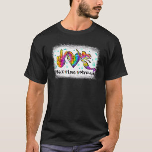 T-shirt Costume Tie Dye Sérénité Amour Sirènes Équipe Déco
