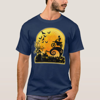 T-shirt Costume Vélo Halloween Dirt Funny Motocross Dirt