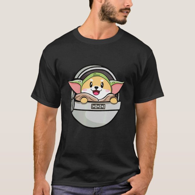 T-shirt Costume vert pour chien de mascotte de l'Uplift Ma (Devant)