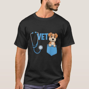 T-shirt Costume vétérinaire amusant Halloween animal anima