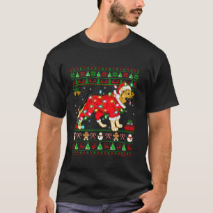 T-shirt Costume Xmas Père Noël moche berger allemand Chien