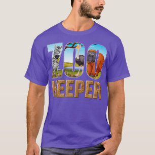 T-shirt Costume Zookeeper African Savanna Zoo Keeper Anima
