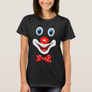 T-shirt Costumes de clown drôles pour femmes pour carnaval