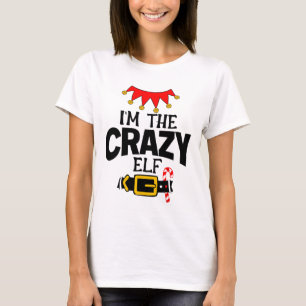 T-shirt Costumes de lutin fou amusant Noël Famille Tapis