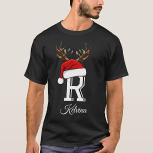 T-shirt Costumes de Noël Monogramme