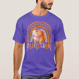 T-shirt Costumes d'Halloween drôle Guinée Cochon Unicorn G