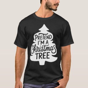T-shirt Costumes d'Halloween Faire semblant d'être un arbr