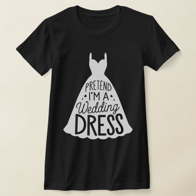T-shirt Costumes d'Halloween pour adultes Faire semblant d (Poser)