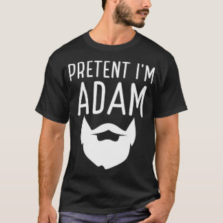 T-shirt Costumes d'Halloween pour adultes Prétendre que je